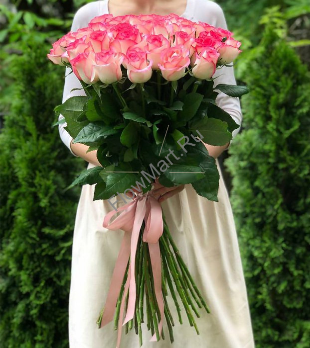 Букет цветов - Розовые дали
