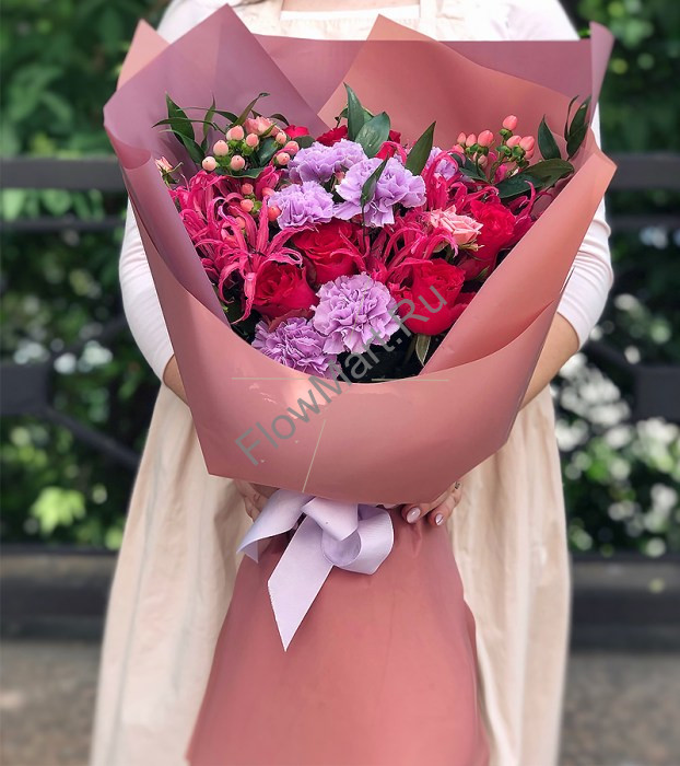 Букет цветов - Возвышенная любовь