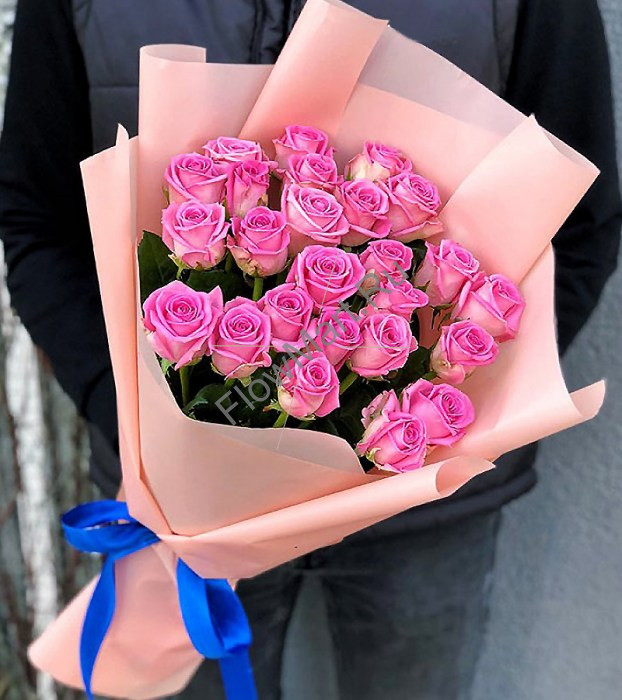 Букет цветов - Розовый закат